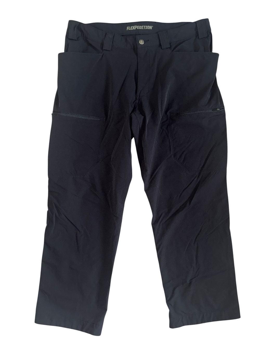 Duluth Trading Flexpedition Men’s Black Stretch Hiking Pants 38x30 Outdoor